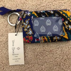 Vera Bradley Zip ID Case and Lanyard